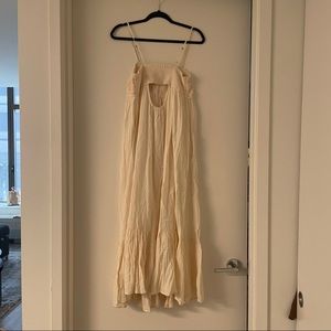 Free People Molly Jo Cream Midi Dress